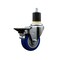 Service Caster 3.5'' Blue Poly Swivel 1-7/8'' Expanding Stem Caster with Brake SCC-EX20S3514-PPUB-BLUE-PLB-178 - alternate 1